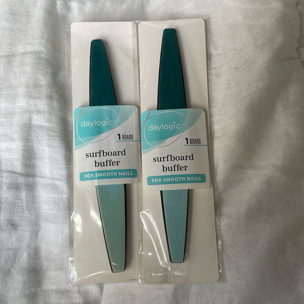 Surfboard buffer for smooth nails set of 2